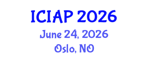 International Conference on Image Analysis and Processing (ICIAP) June 24, 2026 - Oslo, Norway