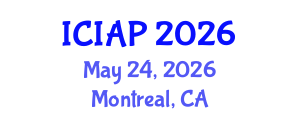 International Conference on Image Analysis and Processing (ICIAP) May 24, 2026 - Montreal, Canada