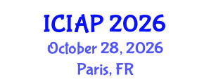 International Conference on Image Analysis and Processing (ICIAP) October 28, 2026 - Paris, France