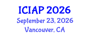 International Conference on Image Analysis and Processing (ICIAP) September 23, 2026 - Vancouver, Canada