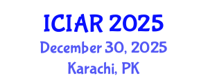 International Conference on Image Analysis and Recognition (ICIAR) December 30, 2025 - Karachi, Pakistan