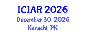 International Conference on Image Analysis and Recognition (ICIAR) December 30, 2026 - Karachi, Pakistan International Conference on Image Analysis and Recognition (ICIAR) December 30, 2026 - Karachi, Pakistan