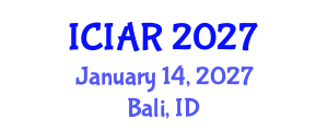 International Conference on Image Analysis and Recognition (ICIAR) January 14, 2027 - Bali, Indonesia International Conference on Image Analysis and Recognition (ICIAR) January 14, 2027 - Bali, Indonesia