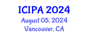 International Conference on Image Processing Algorithms (ICIPA) August 05, 2024 - Vancouver, Canada