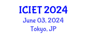 International Conference on Imaging Engineering and Technology (ICIET) June 03, 2024 - Tokyo, Japan