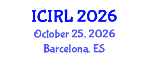 International Conference on Immigration and Refugee Law (ICIRL) October 25, 2026 - Barcelona, Spain