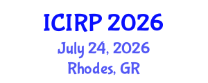 International Conference on Immigration and Refugee Policy (ICIRP) July 24, 2026 - Rhodes, Greece International Conference on Immigration and Refugee Policy (ICIRP) July 24, 2026 - Rhodes, Greece