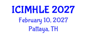 International Conference on Indigenous, Minority, and Heritage Language Education (ICIMHLE) February 10, 2027 - Pattaya, Thailand International Conference on Indigenous, Minority, and Heritage Language Education (ICIMHLE) February 10, 2027 - Pattaya, Thailand