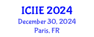 International Conference on Industrial and Information Engineering (ICIIE) December 30, 2024 - Paris, France