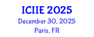 International Conference on Industrial and Information Engineering (ICIIE) December 30, 2025 - Paris, France