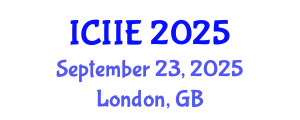 International Conference on Industrial and Information Engineering (ICIIE) September 23, 2025 - London, United Kingdom
