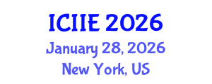 International Conference on Industrial and Information Engineering (ICIIE) January 28, 2026 - New York, United States