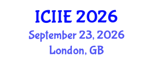 International Conference on Industrial and Information Engineering (ICIIE) September 23, 2026 - London, United Kingdom