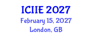 International Conference on Industrial and Information Engineering (ICIIE) February 15, 2027 - London, United Kingdom International Conference on Industrial and Information Engineering (ICIIE) February 15, 2027 - London, United Kingdom