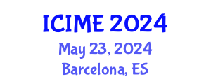 International Conference on Industrial and Management Engineering (ICIME) May 23, 2024 - Barcelona, Spain