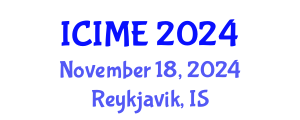 International Conference on Industrial and Management Engineering (ICIME) November 18, 2024 - Reykjavik, Iceland