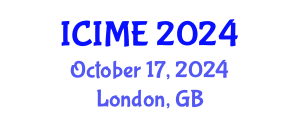 International Conference on Industrial and Management Engineering (ICIME) October 17, 2024 - London, United Kingdom