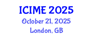International Conference on Industrial and Management Engineering (ICIME) October 21, 2025 - London, United Kingdom