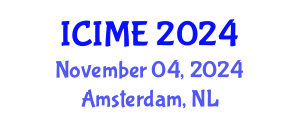 International Conference on Industrial and Manufacturing Engineering (ICIME) November 04, 2024 - Amsterdam, Netherlands