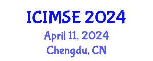 International Conference on Industrial and Manufacturing Systems Engineering (ICIMSE) April 11, 2024 - Chengdu, China