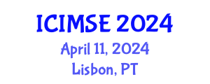 International Conference on Industrial and Manufacturing Systems Engineering (ICIMSE) April 11, 2024 - Lisbon, Portugal