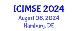 International Conference on Industrial and Manufacturing Systems Engineering (ICIMSE) August 08, 2024 - Hamburg, Germany