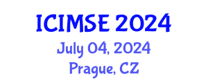 International Conference on Industrial and Manufacturing Systems Engineering (ICIMSE) July 04, 2024 - Prague, Czechia