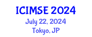 International Conference on Industrial and Manufacturing Systems Engineering (ICIMSE) July 22, 2024 - Tokyo, Japan