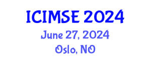 International Conference on Industrial and Manufacturing Systems Engineering (ICIMSE) June 27, 2024 - Oslo, Norway