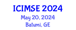 International Conference on Industrial and Manufacturing Systems Engineering (ICIMSE) May 20, 2024 - Batumi, Georgia