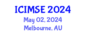International Conference on Industrial and Manufacturing Systems Engineering (ICIMSE) May 02, 2024 - Melbourne, Australia