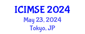 International Conference on Industrial and Manufacturing Systems Engineering (ICIMSE) May 23, 2024 - Tokyo, Japan