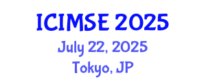 International Conference on Industrial and Manufacturing Systems Engineering (ICIMSE) July 22, 2025 - Tokyo, Japan