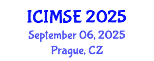 International Conference on Industrial and Manufacturing Systems Engineering (ICIMSE) September 06, 2025 - Prague, Czechia