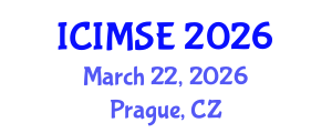 International Conference on Industrial and Manufacturing Systems Engineering (ICIMSE) March 22, 2026 - Prague, Czechia