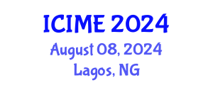 International Conference on Industrial and Mechanical Engineering (ICIME) August 08, 2024 - Lagos, Nigeria
