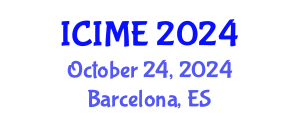 International Conference on Industrial and Mechanical Engineering (ICIME) October 24, 2024 - Barcelona, Spain