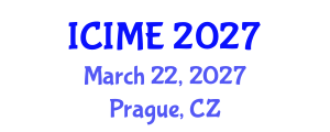 International Conference on Industrial and Mechanical Engineering (ICIME) March 22, 2027 - Prague, Czechia