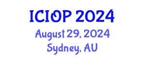 International Conference on Industrial and Organizational Psychology (ICIOP) August 29, 2024 - Sydney, Australia