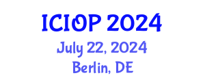 International Conference on Industrial and Organizational Psychology (ICIOP) July 22, 2024 - Berlin, Germany