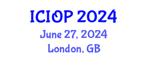 International Conference on Industrial and Organizational Psychology (ICIOP) June 27, 2024 - London, United Kingdom