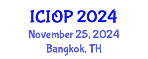 International Conference on Industrial and Organizational Psychology (ICIOP) November 25, 2024 - Bangkok, Thailand