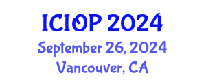 International Conference on Industrial and Organizational Psychology (ICIOP) September 26, 2024 - Vancouver, Canada