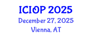 International Conference on Industrial and Organizational Psychology (ICIOP) December 27, 2025 - Vienna, Austria