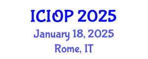 International Conference on Industrial and Organizational Psychology (ICIOP) January 18, 2025 - Rome, Italy