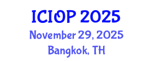International Conference on Industrial and Organizational Psychology (ICIOP) November 29, 2025 - Bangkok, Thailand