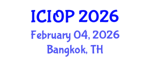 International Conference on Industrial and Organizational Psychology (ICIOP) February 04, 2026 - Bangkok, Thailand