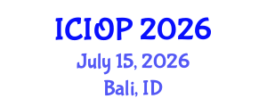 International Conference on Industrial and Organizational Psychology (ICIOP) July 15, 2026 - Bali, Indonesia