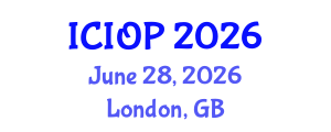 International Conference on Industrial and Organizational Psychology (ICIOP) June 28, 2026 - London, United Kingdom