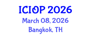 International Conference on Industrial and Organizational Psychology (ICIOP) March 08, 2026 - Bangkok, Thailand